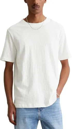 Marc O'Polo Herren B61223251098 T-Shirt in Weiß, XL EU - Stylisches T-Shirt für Herren von Marc O'Polo Denim, aus hochwertiger Baumwolle für optimalen Tragekomfort und lässigen Look.