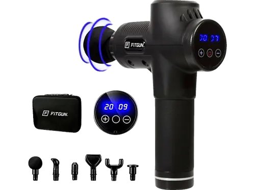 FITGUN Fitgun® Pro Massagepistole - Leistungsstarkes Massagegerät - Massagegeräte: Fitgun® Pro Massagepistole mit 6 Intensitätsstufen für gezielte Muskelentspannung und schnellere Regeneration.