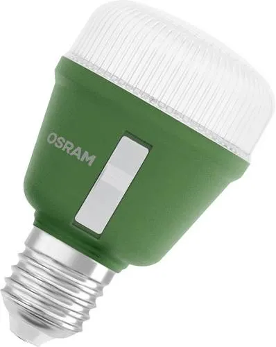 OSRAM HOMELIGHTING Pflanzenlampe E27 10W - Energiesparlampe für Indoor-Pflanzenanbau mit 3 einstellbaren Lichtspektren, die das Wachstum von Blumen und Gemüse fördert.