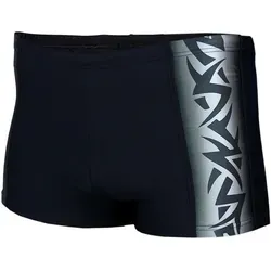 Aquarti Badehose Aquarti Herren Kurze Badehose mit Streifen schwarz 3XL