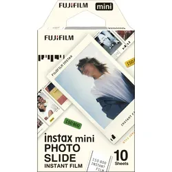 Fujifilm Instax Mini Photo Slide Film (10 Stück) - Vintage-Look Fotopapier mit 5 verschiedenen Drucken für kreative Foto-Displays