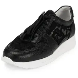 vitaform Damenschuhe Sneaker aus Hirschleder, schwarz, Größe 40 EU - Elegante Sneaker aus hochwertigem Hirschleder, pflegeleicht und mit herausnehmbarer, gepolsterter Innensohle. Ideal für den Alltag, bieten Komfort und Stil für jeden Anlass.