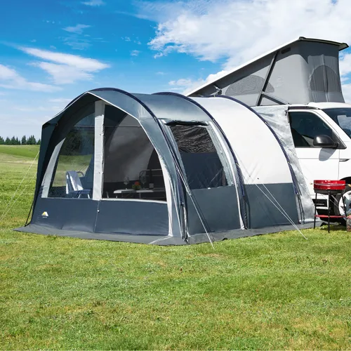 dwt Buszelt Fjord 30 - Freistehendes Mobilzelt 340 x 240 cm, ideal für Minivans mit umfangreichem Zubehör und hohem Komfort