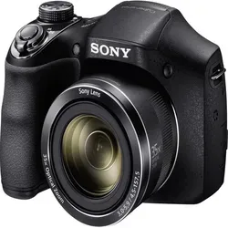 Sony Cyber-SHOT DSC-H300 20,1 Megapixel Kompaktkamera, 35-fach optischer/93-fach digitaler Zoom, 27 - 954 mm Brennweite, optischer Bildstabilisator... - Schwarz