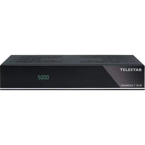 Telestar 5310488 Diginova T 10 IR DVB-T2 HD Receiver - TV-Receiver mit Irdeto Entschlüsselung für Freenet TV, inklusive 3 Monate Gratis Zugang. Ideal für HD-Programme und einfache Installation mit Plug & Play.