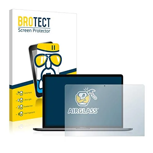 BROTECT Schutzglas für Apple MacBook Pro 15" 2019 Schutzfolie Panzer Folie Glas [Extrem Kratzfest 9H, Anti-Fingerprint, Ultra-Transparent]