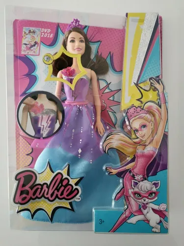 Barbie Puppe Corinne Doll Super Heroes CDY62 Super Prinzessin Mattel Spielzeug