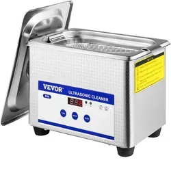 VEVOR Ultraschallreiniger 0,8 L - Sonstige Reinigungsgeräte mit 40 kHz Ultraschall für eine sanfte und effektive Reinigung von Schmuck und Brillen. Mit digitaler LED-Anzeige und einstellbarer Zeit für optimale Ergebnisse.