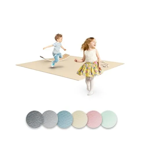 Ehrenkind® Krabbelmatte PRO - Extra dicke und weiche Spielmatte für Babys - Spiel- & Krabbeldecken, extra dick und isolierend, ideal für sicheren Spielspaß auf jedem Boden, Made in Germany und Öko-Tex 100 zertifiziert.