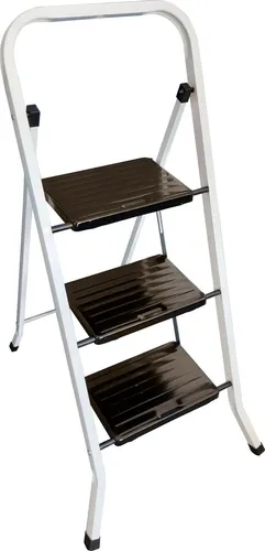 Elkop Stahl-Klapptritt 2,68 m - Leitern - Robuster Stahl-Klapptritt mit 2,68 m Höhe, ideal für Arbeiten in hohen Bereichen und platzsparend zusammenklappbar.