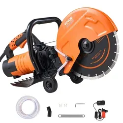 VEVOR 305mm Betonsäge Trennschneider - Sonstiges Elektrowerkzeug mit 2800W Leistung. Ideal für saubere, nasse Schnitte und vielseitige Anwendungen. Ergonomischer Griff für komfortables Arbeiten.