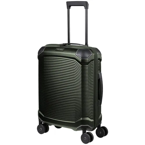 Travelite Handgepäckkoffer MILLENNIUM Trolley S 55cm – pine green - Leichter und robuster Handgepäckkoffer mit hochwertigem Polycarbonat, ideal für stressfreies Reisen. Hochwertige Rollen sorgen für müheloses Gleiten, während das TSA-Zahlenschloss Sicherheit bietet.