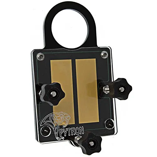 E-Stim Python Ball Torture Board - BDSM Hodenfolter - Konsolen für Männer, speziell entwickelt für einzigartige Elektrostimulationserlebnisse; aus robustem Acryl mit vergoldeten Kontaktflächen für optimale Langlebigkeit.