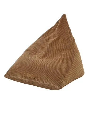 VERTBAUDET Kinder-Birne aus Velours-Seide - Bequemer Sitzsack in Birnenform für Kinder, aus weichem Cordstoff. Der abnehmbare und waschbare Bezug sorgt für einfache Pflege. Mit praktischem Griff für müheloses Verschieben.
