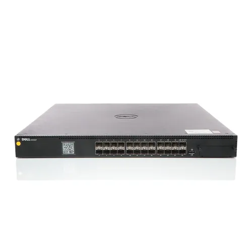 Dell N4032F Switch II - 10 Gigabit Ethernet Managed Switch - Netzwerk-Switch mit 24 Anschlüssen, ideal für Unternehmen. Bietet hohe Leistung mit 460 Watt und einer MAC-Adresstabelle von 131.072 Einträgen.