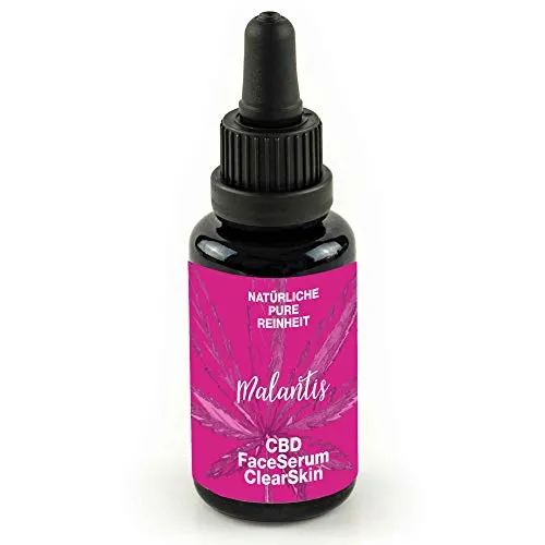 Malantis FaceSerum ClearSkin | 30ml | Anti Pickel Serum mit Thymian- und Teebaumöl zur Pflege von Hautunreinheiten | Talgregulierend | Naturkosmetik