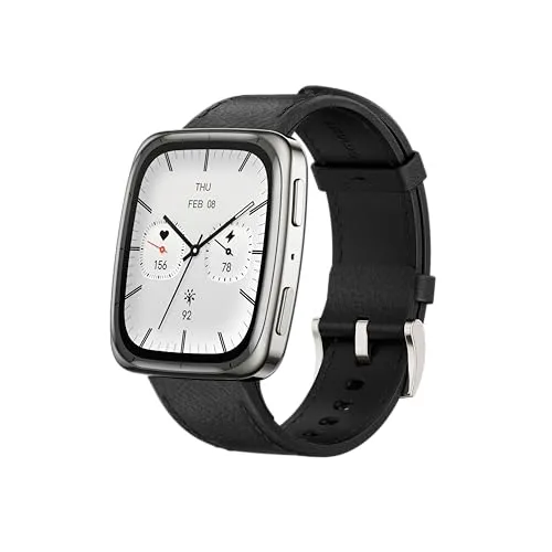 Amazfit Active 2 NFC Smartwatch Square - Smartwatch mit AMOLED-Display, GPS und 14 Tagen Akku-Laufzeit. Ideal für Sport und Alltag, mit über 100 Sportmodi und KI-gestütztem Zepp Coach für personalisierte Trainingspläne.