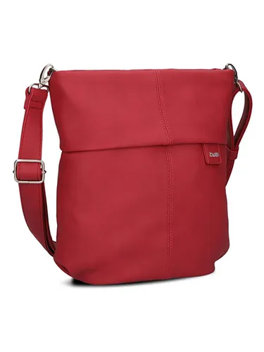 Zwei Damen Handtasche Mademoiselle.M M90 - Umhängetasche aus weichem Kunstleder mit integriertem Schlüsselring und Smartphone-Fach, vielseitig tragbar mit zwei Gurten – perfekt für jede Gelegenheit.