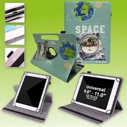 Für Lenovo Tablet Motiv Muster 360 Grad Rotation Tasche Kunst-Leder Hülle Etuis Cover Schutz Case Zubehör