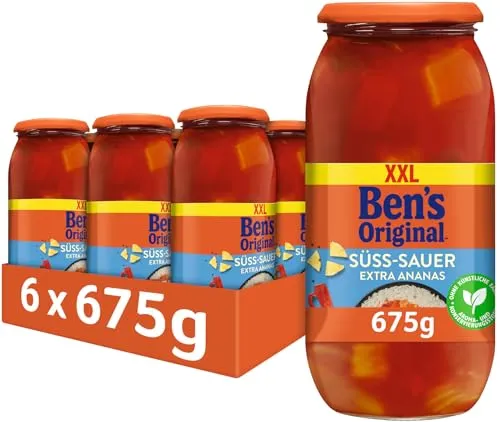 BEN’S ORIGINAL® Sauce Süß-Sauer Extra Ananas 6 x 675g