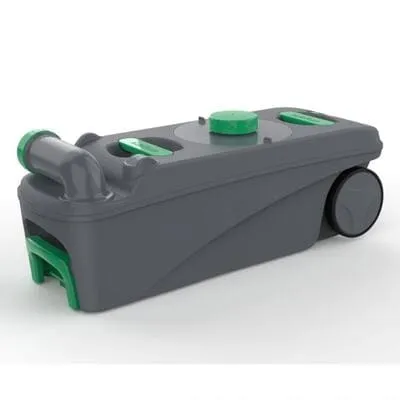 Thetford Indus Mobile Holding Tank 19l - Fäkalientank für Camping - Thetford Ersatzteile: Der 19l Fäkalientank ermöglicht einfaches Ablassen von grauem und schwarzem Wasser, ideal für längere Aufenthalte auf dem Campingplatz.