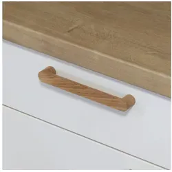 ekengriep Möbelgriff 258, Holzgriff aus Eiche für Küche, IKEA Schrank, Schublade usw. beige Bohrlochabstand: 320mm