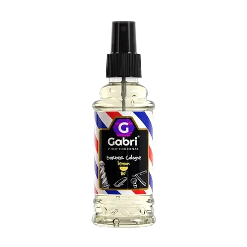 Gabri Barber Cologne | After Shave Spray für Männer | Rasur Duftwasser Aromatisch-Intensiv | Barber Eau de Cologne mit praktischen Pump-Spender | Turkish Cologne (No7 Lemon, 150 ml (1er Pack))