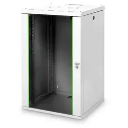 Digitus DN-19 20U-6/6 Rackschrank - Robustes Wandgehäuse für IT-Infrastrukturen, mit abschließbarer Sicherheitsglastür und stabiler Stahlkonstruktion. Ideal für eine saubere und flexible Netzwerkverkabelung.