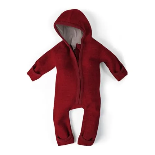 Ehrenkind® WALKOVERALL | Baby Wollwalk-Overall aus Natur Schurwolle - Overalls für Baby-Mädchen, strapazierfähig und wasserabweisend, ideal für aktive Kinder und gefertigt unter fairen Bedingungen in der EU.