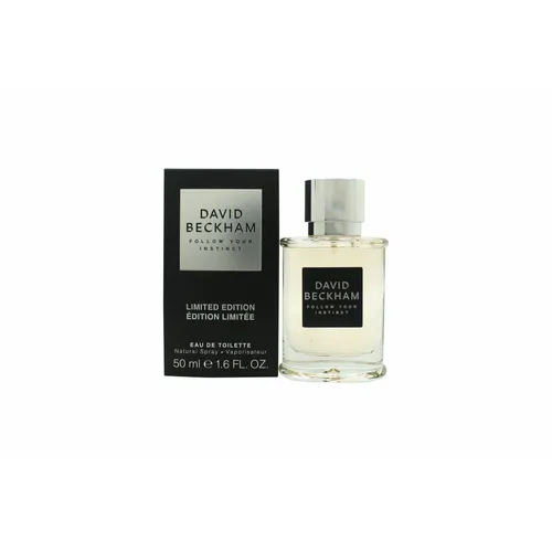 David Beckham Follow Your Instinct Eau de Toilette 50ml - Eau de Toilette für Herren mit einem aufregenden, aromatischen Duft, ideal für stilbewusste Männer, die ihren Instinkten folgen. Belebende Zitrusnuancen und maskuline, holzige Akkorde.