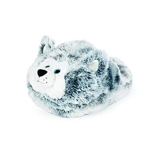 COZY NOXXIEZ Lustige Plüsch Kinder Fußwärmer - Wärmekissen für die Füße, Klein genug als Kinder Hausschuhe und Fusswärmer im Kuscheltier-Look