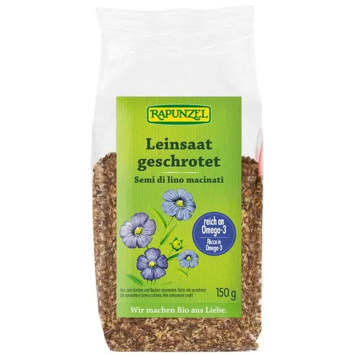 Rapunzel Leinsaat geschrotet