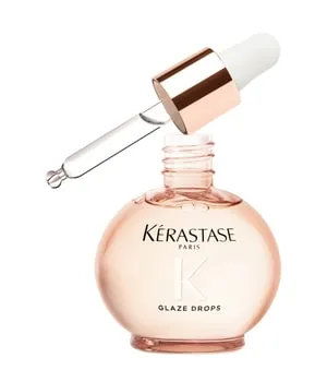 Kérastase Gloss Absolu Glaze Drops 45 ml - Haaröl für glänzendes, geschmeidiges Haar, angereichert mit Wildrosenöl. Ideal für langes Haar, das zu Frizz neigt, ohne beschwerendes Gefühl.