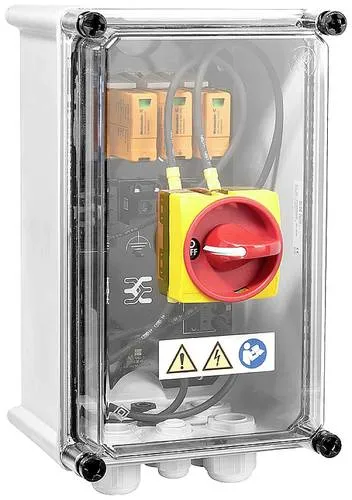 Weidmüller 2890590000 PVN DC 3I 3O 1MPP SW SPD1R CG 11 Generatoranschlusskasten - Generatoranschlusskasten für effiziente Solarenergie-Nutzung, schützt Ihre PV-Anlage zuverlässig mit integriertem Überspannungsschutz.