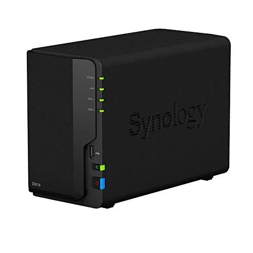 Synology Diskstation DS218 NAS System – Zuverlässige Datenverwaltung - Das Synology DiskStation DS218 ist ein leistungsstarkes Netzwerkspeichersystem für die sichere Speicherung und Verwaltung Ihrer Daten. Ideal für den professionellen Einsatz.
