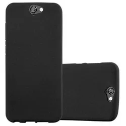 Cadorabo Schutzhülle für HTC ONE A9 Hülle in Schwarz Handyhülle TPU Etui Cover Case