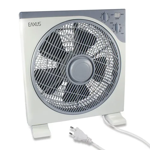 EAXUS® Boden-Tischventilator 30cm - Oszillierend mit 3 Stufen - Ventilatoren: Leistungsstarker 40W Tischventilator mit leiser Oszillation und integriertem Kippschutz – ideal für jeden Raum.