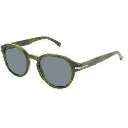 Boss 1721/S Herren-Sonnenbrille - Stilvolle grüne Acetat-Gestell - Sonnenbrillen | Hochwertige Boss Herren-Sonnenbrille mit grünem Acetat-Gestell und grauen Vollfarbgläsern für perfekten UV-Schutz und eleganten Look.