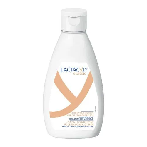 Lactacyd® Classic Intimwaschlotion – pH-angepasst & sanft für die tägliche Pflege - Intimduschen – Sanfte Waschlotion mit natürlicher L-Milchsäure, bewahrt das pH-Gleichgewicht und sorgt für ein frisches Gefühl den ganzen Tag.