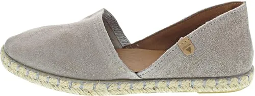 Verbenas Carmen Serraje 0300580001 - Grau - 37 - Halbschuhe aus feinem Veloursleder, ideal für warme Tage. Mit gepolsterter Decksohle und rutschhemmender Laufsohle für höchsten Komfort und stilvollen Auftritt.