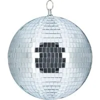 Relaxdays Discokugel Glas Silber Mit Öse 20 cm 0,5 kg