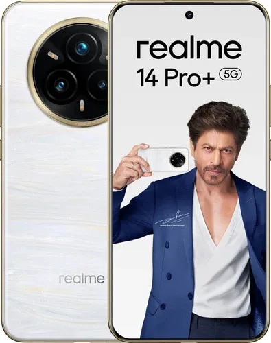Realme 14 Pro+ 5G Smartphone 8+256GB - Handy mit 6000mAh Akku, 50MP Dreifachkamera und 120Hz OLED Display für ein beeindruckendes Nutzererlebnis.