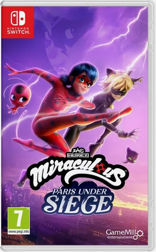 Nintendo Miraculous: Paris Under Siege - Standard Edition für Nintendo Switch - Actiongeladenes Abenteuer für Nintendo Switch, spiele als Ladybug und Black Cat, besiege Schurken und rette Paris im Koop-Modus!
