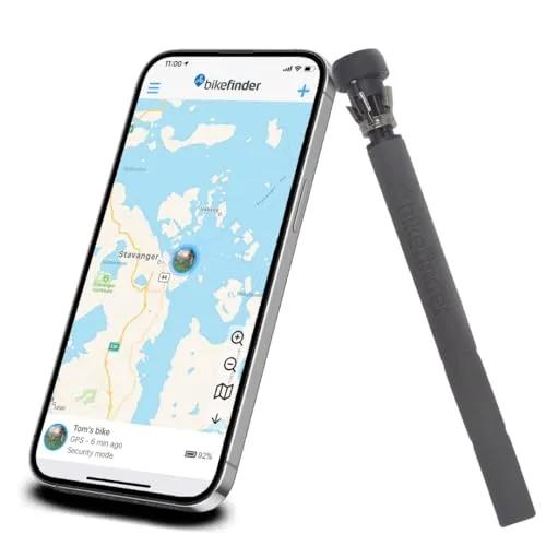 BikeFinder GPS Bike Tracker - Hochmoderner Fahrradtracker mit eSIM und GPS, schützt vor Diebstahl und bietet weltweite Abdeckung