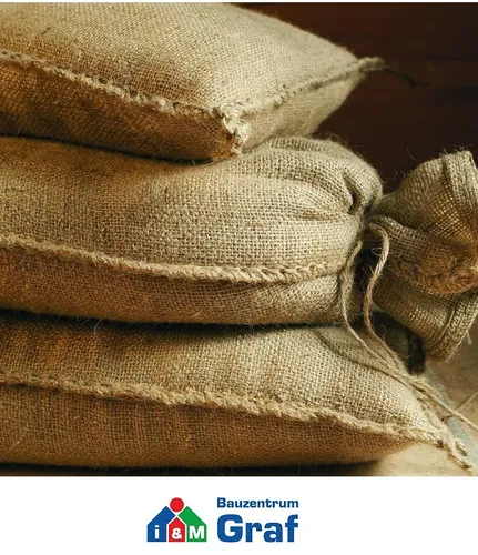 NOOR Jutesäcke Größe S (60 x 105 cm) Jute Sack Natur, 3er Pack  /#861468