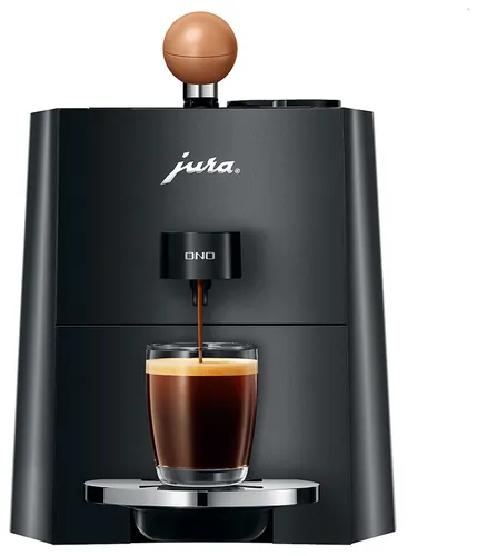 JURA ONO Coffee Black (EA) (15505) - Innovative 1-Tassen-Kaffeemaschine für umweltbewussten Kaffeegenuss, inkl. 25 Monate Werksgarantie