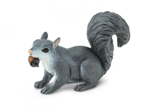 eichhörnchen North America junior 7 cm Gummi grau