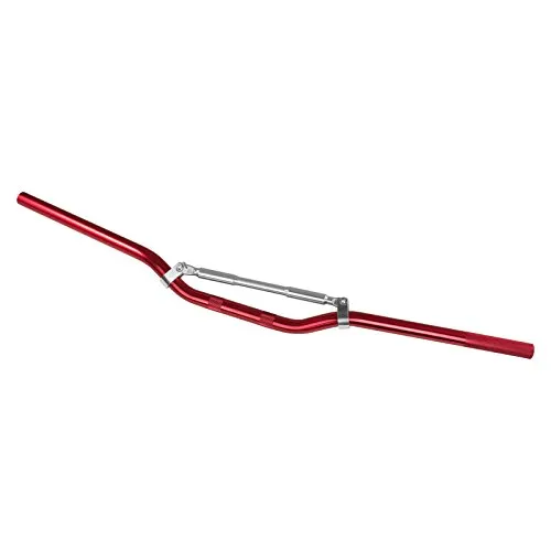 Aluminium Lenker Motorrad Cross Enduro Niedrige Falten 22 mm Durchmesser Rot