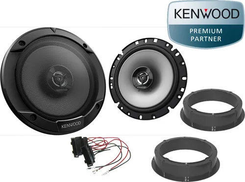 Kenwood Lautsprecher Set für Skoda Roomster - 300 W - KFZ-Lautsprecherboxen, ideal für Skoda Roomster (2006-2015) mit kraftvollem Klang, 300 W Maximalleistung und einfachem Einbau dank passgenauer Ringe und Stecker.