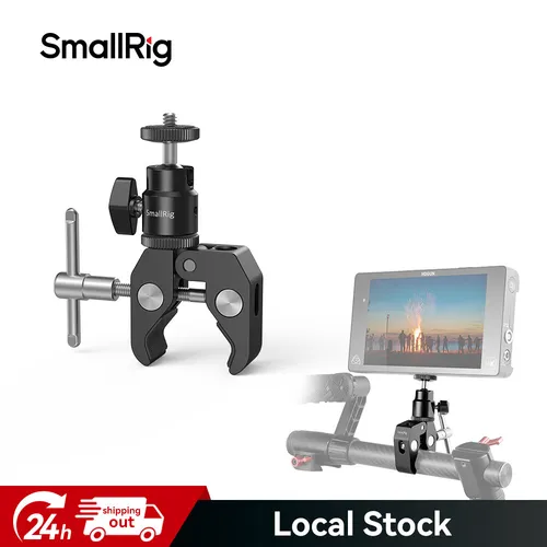 SmallRig Clamp Montage mit Schraube - Vielseitiges Zubehör für Videoproduktion - Robuste Clamp Montage mit Schraube für eine sichere Befestigung. Ideal für kreative Setups und vielseitige Anwendungen im Bereich Videoproduktion.